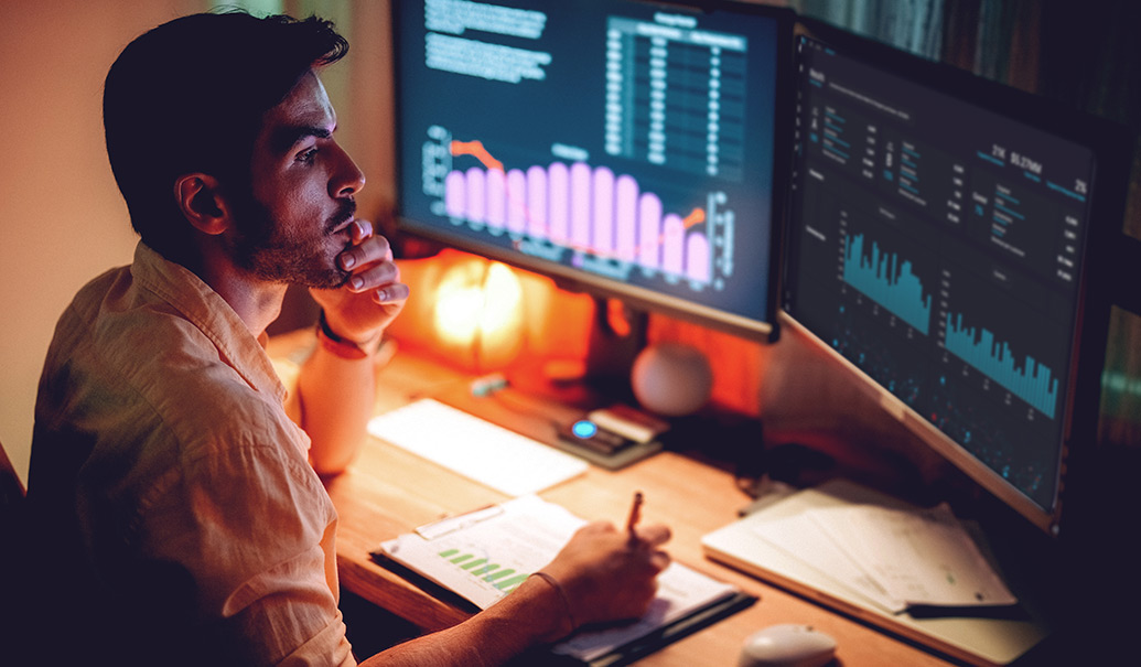 Businessman-at-home-working-late-insight